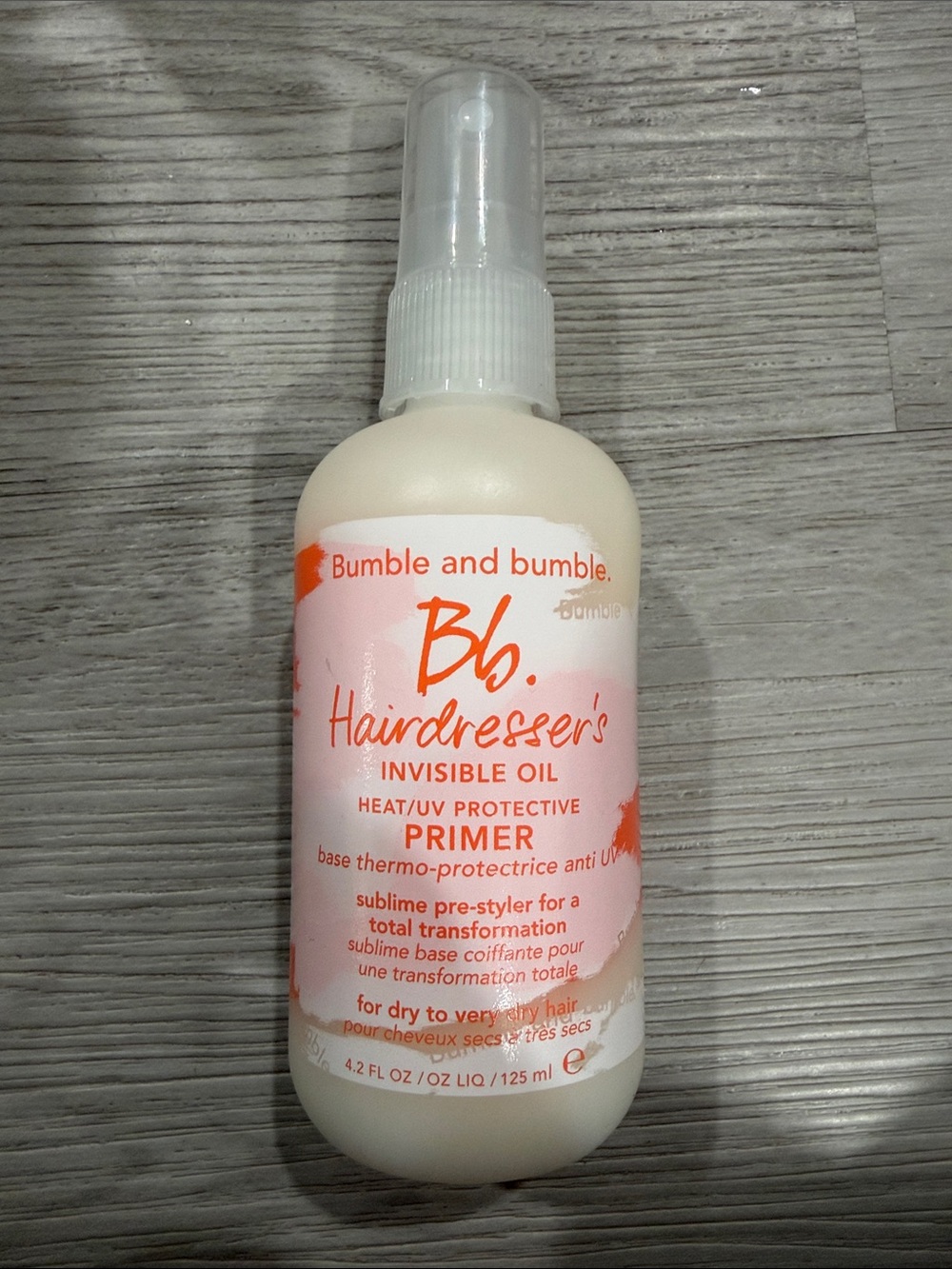 Bumble and bumble Hairdresser's Invisible Oil Primer - White, Pink, Orange